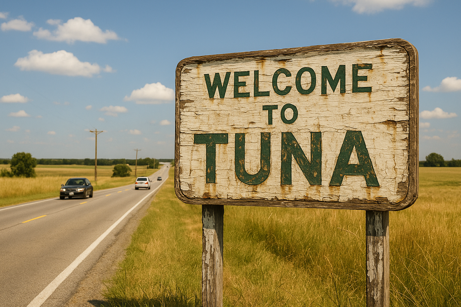 Old Tuna sign